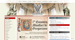 Desktop Screenshot of montfort.org.br